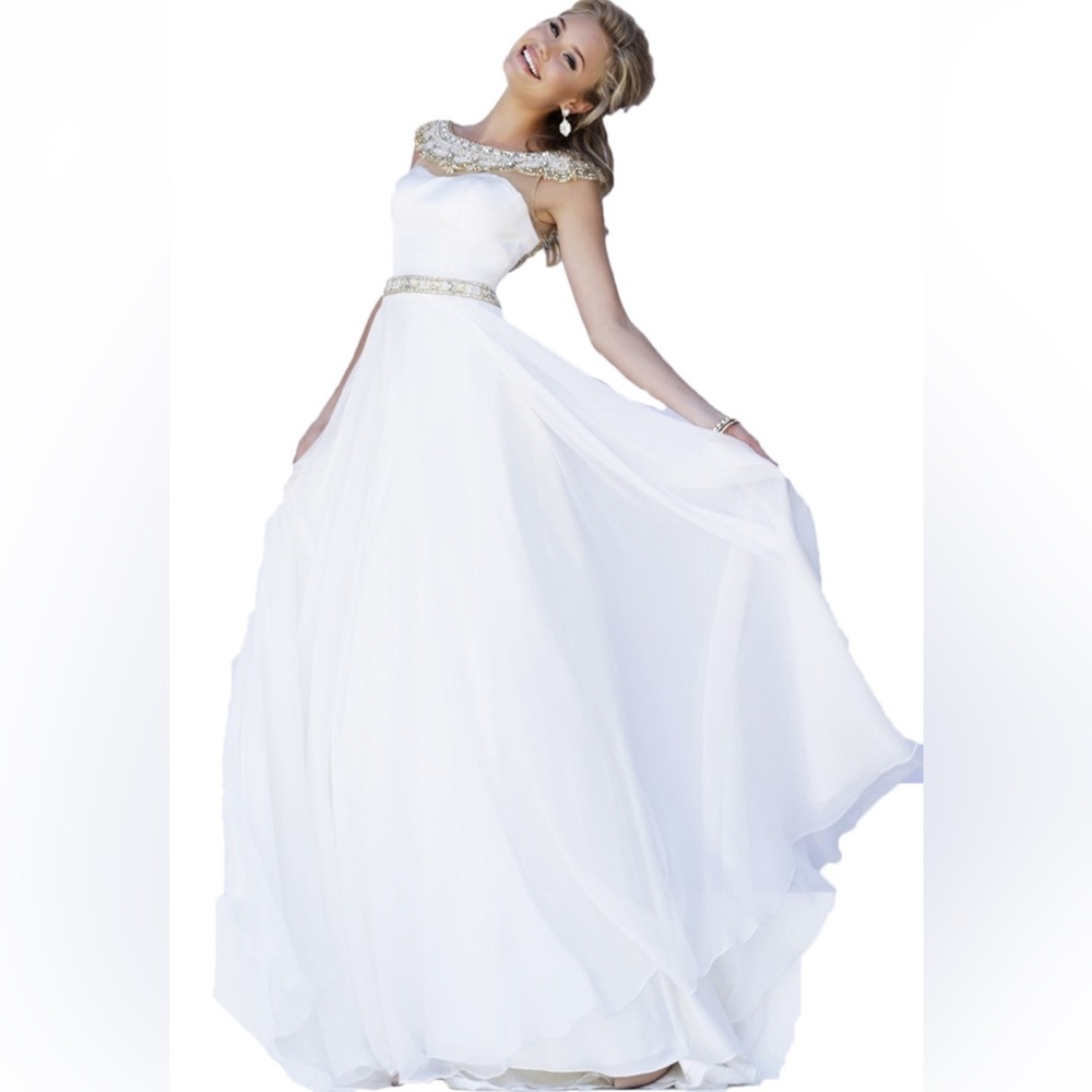 Sherri Hill 32220 (ONLY SIZE 6 IVORY)